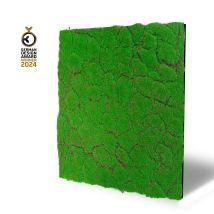 Jangal - Pannelli Acustici Modulabili In Flora Sintetica Ultrarealistica 52x52cm Mod. Forest Green