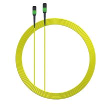 Elfcam Mpo/apc-zu-mpo/apc Lwl-kabel 30m – 8 Fasern Os2 9/125 μm, Monomode Typ B, 3,0 mm Lszh, Ohne Pin – Kompatibel Mit 40g/100g/200g/400g/800g/1,6t 