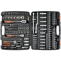 Sthor Set Di Chiavi A Cricchetto 173 Pezzi In Metallo Robusto