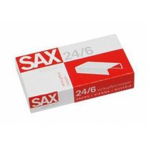 Sax - Heftklammer 1-246-01 Nr. 24/6mm Verkupfert 1.000 St./pack.