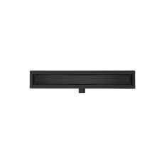 Adema Ralo Caniveau De Douche - 80cm - Avec Grille - Avec Bride - Noir Mat