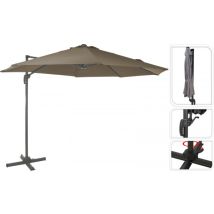 Greengarden Ampel Sonnenschirm 300 Cm Rund Schwenkbar Mit Fuss Taube"-"179036516