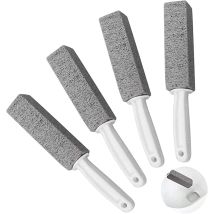 4-teilige Bimsstein-reinigungsbürste Mit Griff, Reinigungsblock, Toilettenbürstenreiniger Für Küche/grill/bad/toilette, Darm/pool