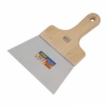 Edelstahlspatel mit Holzgriff 160 mm – Edelstahl – Holz