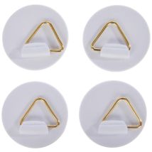 Glorex 6 1716 700 - Supporto Per Piatti Da Parete, Autoadesivo, Ca. 40 Mm, 4 Pezzi, Portata Circa 500 G, Per Appendere Facilmente I Piatti