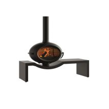 Invicta - 7 Kw Holzofen Aus Anthrazitfarbenem Gusseisen P648124
