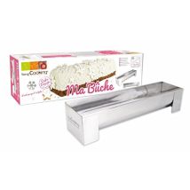 Apc Stampo In Acciaio Inox Bûche 30 X 8,2 Cm Scrapcooking