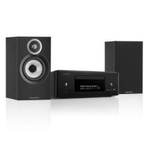 Mini Hifi-anlage - Denon - Ceol12 - Bowers & Wilkins 607 Lautsprecher - Bluetooth - Schwarz