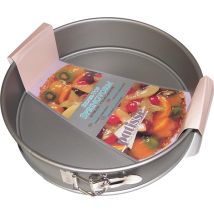 Schnappform 24cm – kaltgewalzter Stahl – Antihaftbeschichtung – silbergrau – Patisse