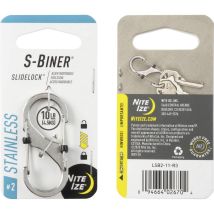 Nite Ize Ni-lsb2-11-r3 Moschettone Sidelock S-biner 2 50 Mm X 22 Mm X 8 Mm 1 Pz.