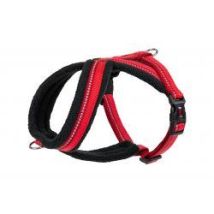 Halti – Comfy Dog Harness Red – High-Grade Nylon, Soft Fleece Lining, Reflective Stitching