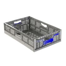 Caja robusta plegable de calidad alimentaria NE 6412 DENOX – 600 x 400 x 173 mm – Ideal para cocinas industriales y almacenamiento