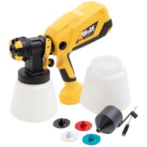 Corded Paint Sprayer Wolf Fence Wall Spray 600w Adjustable Flow Pressure 4 Nozzles