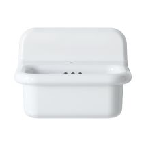 Lavabo Retro De Cerámica De 50 Cm - True Colors Lite - Redondeado - Blanco