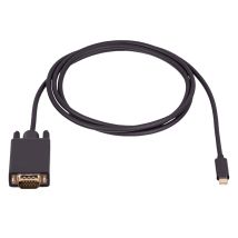 Cable Adaptador Usb C A Vga Akyga Ak-av-17 De 1,8 M, Color Negro