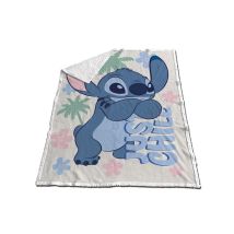 Disney Manta Stitch Sherpa Colorata 130x170 Cm Morbida