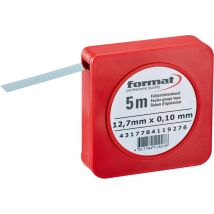 Fühlerlehrenband 0,07 mm – gehärteter Federstahl – 5 m – gratfreie Kanten – FORMAT