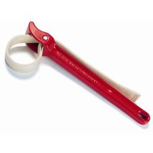 RIDGID – No.1 Strap Wrench – 425mm (17in) – Handle Length 300mm (11.3/4in) – Rated Pipe Capacity 50mm (2in) – Weight 0.5kg