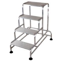 Facal - Trittleiter Aluminium - 2 Stufen - Maximale Arbeitshöhe 3.00m - Pl4