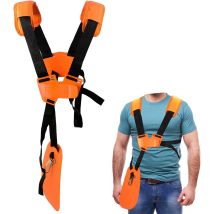 Slingshot Trimmer - Double Sangle, Sangles En Nylon Réglables Pour Débroussailleuse Ou Jardinage