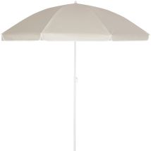 Kingsleeve Parasol Inclinable Parasol De Jardin Avec Protection Uv50+ Parasol De Plage Réglable 180 Ou 200 Cm Beige - 200cm (de)
