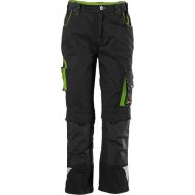 Ede - Pantalones Para Niños Fortis 24 Tamaño De Limón Negro / Verde 98-104