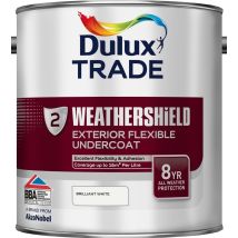 Dulux Trade Weathershield Undercoat - Brilliant White - 2.5l