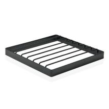 Andrea House Ms69285 Salvamantel Metal Negro 20x20x2 - Ref: Ms69285