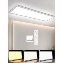 Oraymin LED-Deckenleuchte – Intelligente Steuerung, 3 Farbtemperaturen, Nachtlichtmodus, ultraflaches Design, einfache Montage