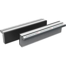 Mâchoires d'étau magnétiques – Aluminium durci à revêtement caoutchouc – Largeur 125 mm – Scangrip