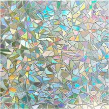 Pellicola Elettrostatica Per Finestre Con Effetto Arcobaleno, 44,5 X 200 Cm, Pellicola Decorativa Per La Privacy, Pellicola 3d Anti-uv, Pellicola 