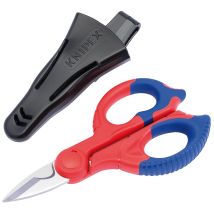 Knipex 15mm Electricians Cable Shears Model 95 05 155sb – Heavy-duty Electrician's Cable Cutting Tool