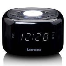 Cr-12bk - Fm-radiowecker Mit Nachtlicht - Schwarz Radiosveglia - Lenco