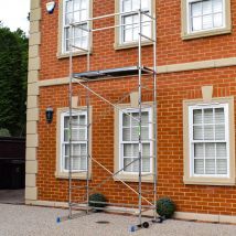 BPS Access Solutions – 5m Premium Aluminium Scaffold Tower – 150kg Load Capacity – Twist & Lock Assembly – Non-Slip Surface
