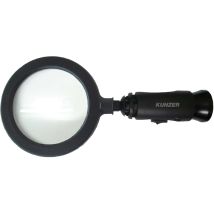 Kunzer - 7ll01 Handlupe Mit Led-beleuchtung Linsengröße: (ø) 90 Mm Schwarz