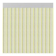Cortina De Plástico Para Exterior De Puertas, Modelo Brescia, Color Amarillo, 90 X 210 Cm Acudam M63166