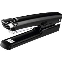 Grapadora De Oficina - Essentials Metal Full Strip - Color Negro - Grapadora Manual - Función De Claveteado - Compatible Con Grapas 24/6 Y 26/6 - 
