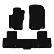 Basic Schwarze Veloursmatten Für: Mercedes Ml Iii W166 / Gle W166 Suv (2011-2015)