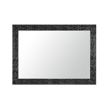 Miroir sur pied – 72515 – Miroir décoratif en polystyrène noir – Longueur: 73 cm, Hauteur: 103 cm – HISPANOHOGAR