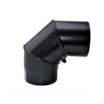 CABLEMATIC – Gomito regolabile 0-90° per canna fumaria 150 mm – Acciaio inox, Resistente fino a 600°C