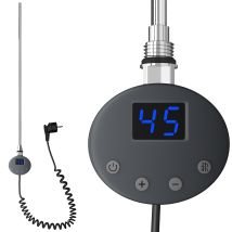 Resistencias Para Radiadores Toalleros 400w Temporizador Y Control De Temperatura Para Calentador De Toallas Con Protección De Sobrecalentamiento 