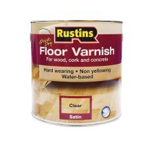 Rustins - Afcs2500 Quick Dry Floor Varnish Satin 2.5 Litre Rusqdfvs25l