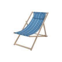 Klappstuhl Aus Stoff Und Holz 97x56x85cm - Probuilder