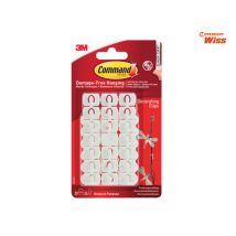 White Decorating Clips (pack 20) - Com17026