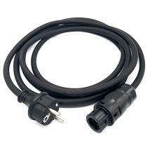 Solarsys - 3m Cordon D'Alimentation Ac Bc01 Femelle À Prise Schuko - Compatible Micro-onduleurs Hoymiles, Deye, Envertech, Nep, Bosswerk, Tsun