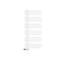 Luxebath - Radiateur Design Iron Em 600x1400 Mm Blanc Raccord Central Au Bas Avec Garniture De Raccordement Universel Forme D'Angle Et De Passage + 
