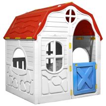 Casita De Juegos Plegable Para Ni?os Con Puertas Y Ventanas