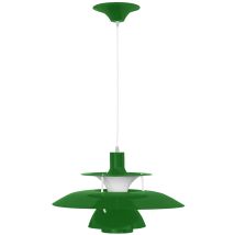 Privatefloor - Ph5 Color Pendant Lamp - Poul Henningsen Style - Aluminium Green