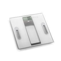 Báscula De Baño Ade Tabea Con Análisis Corporal, Hasta 180 Kg, 30 X 30 Cm, Blanca.