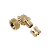 PBTUB – Codo deslizante con tuerca giratoria 15x21 mm – Diámetro Ø12 mm